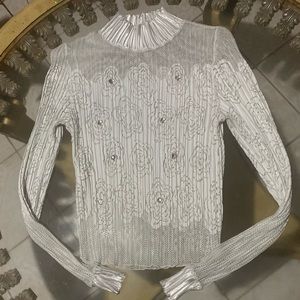Favori silver blouse